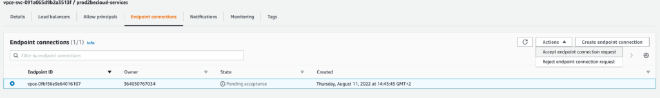 endpoint add connection VPC