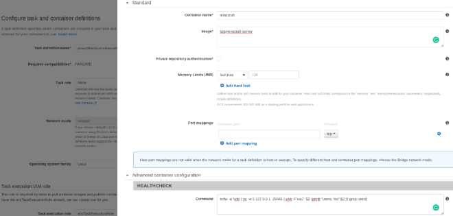health check command container