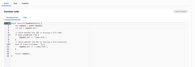 CloudFront Function Code