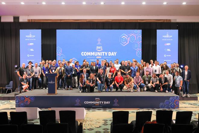 AWS Community Day Adria Group photo