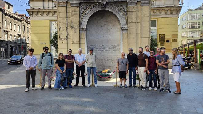 Visit in Sarajevo with Jeff Barr and Sheen Brisals