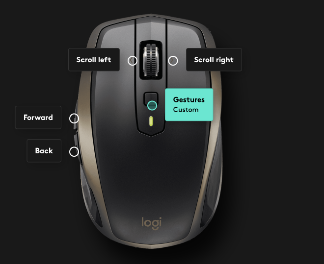 LogiOptions Middle Mouse Configuration